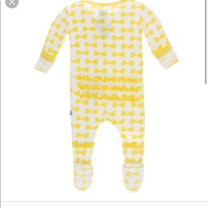 Kickee Pants Farfelle Ruffle Zipper Footie